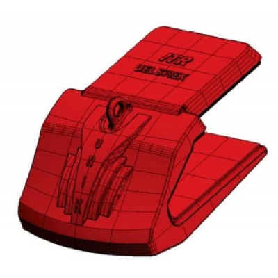 Naža aizsargs, metinams - centrālais (Ekskavatora)