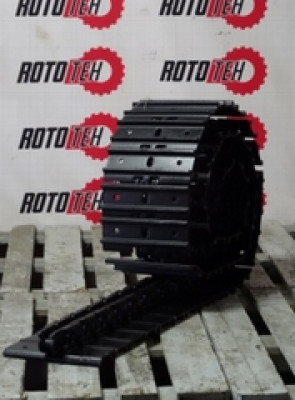 Metāla ķēde 39 posmi ar 400mm atbalsta plāksnēm