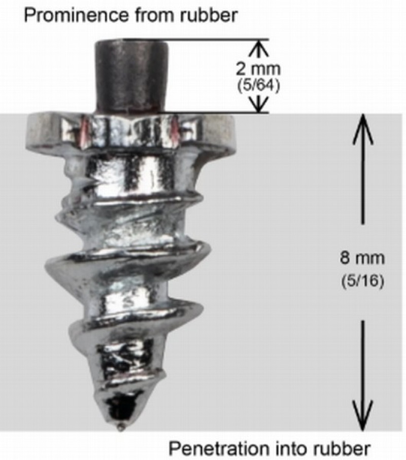 Riepu radzes ar plecu, skrūvējamas 5/16"-08MM (100 gab.)