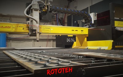 ROTOTEH Jaunums! Metāla griešana ar CNC plazmas iekārtu!